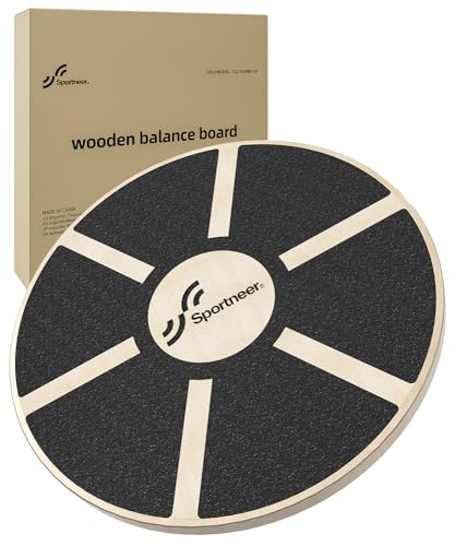Sportneer Balance Board, Tablett von Gleichgewicht/Wackelbrett/Balance Trainer/Sitzkissen...